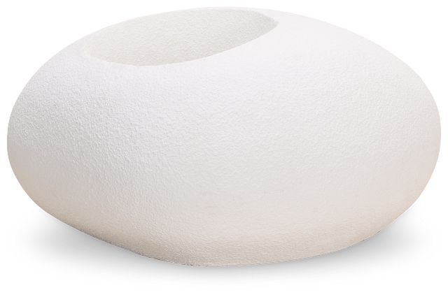 Percy White Stone Planter