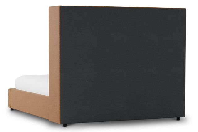 Captiva Elite Light Brown 60" Upholstered Shelter Bed