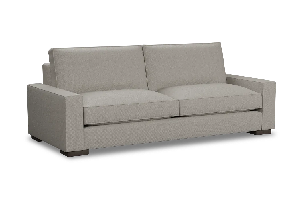 Edgewater Revenue Beige 96" Sofa W/ 2 Cushions