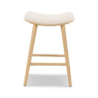 Four Hands Union Light Tone 24" Upholstered Barstool