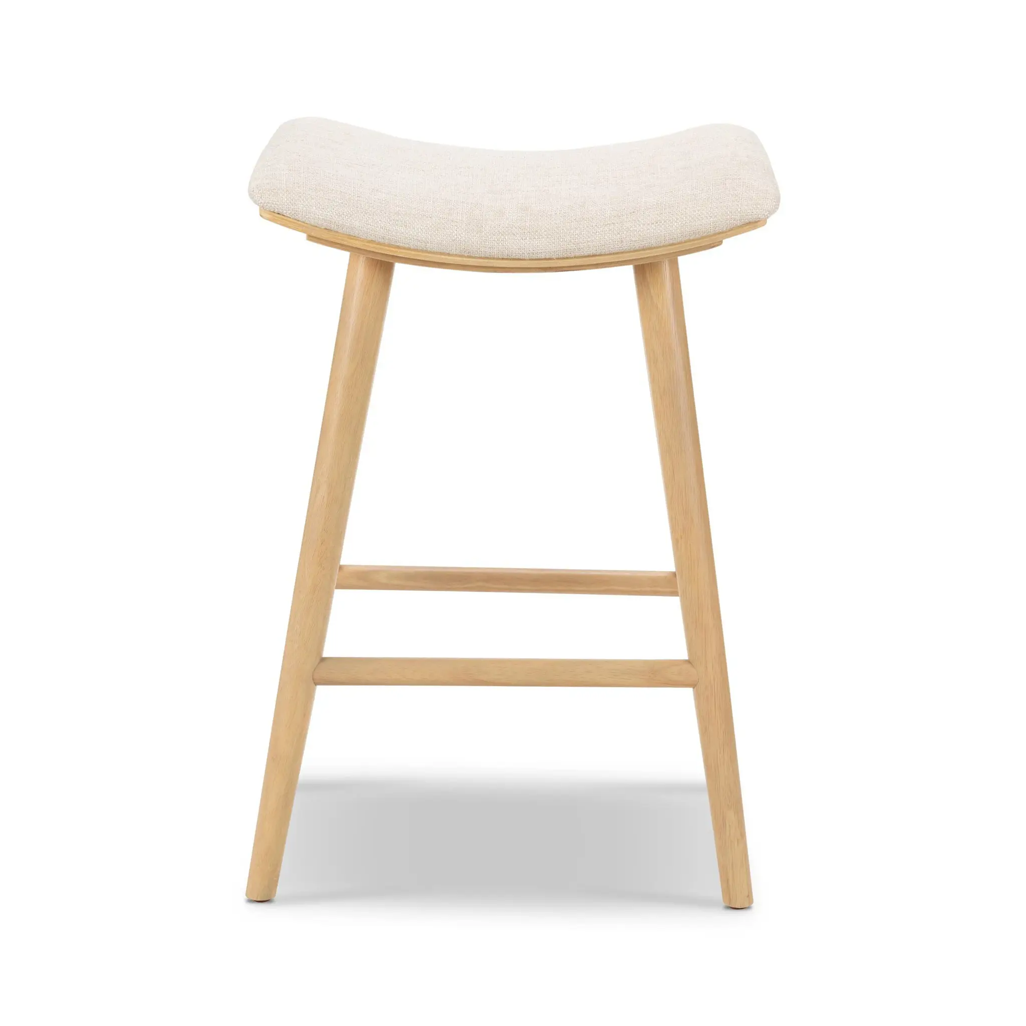 Four Hands Union Light Tone 24" Upholstered Barstool Four Hands Union Light Tone 24" Upholstered Barstool