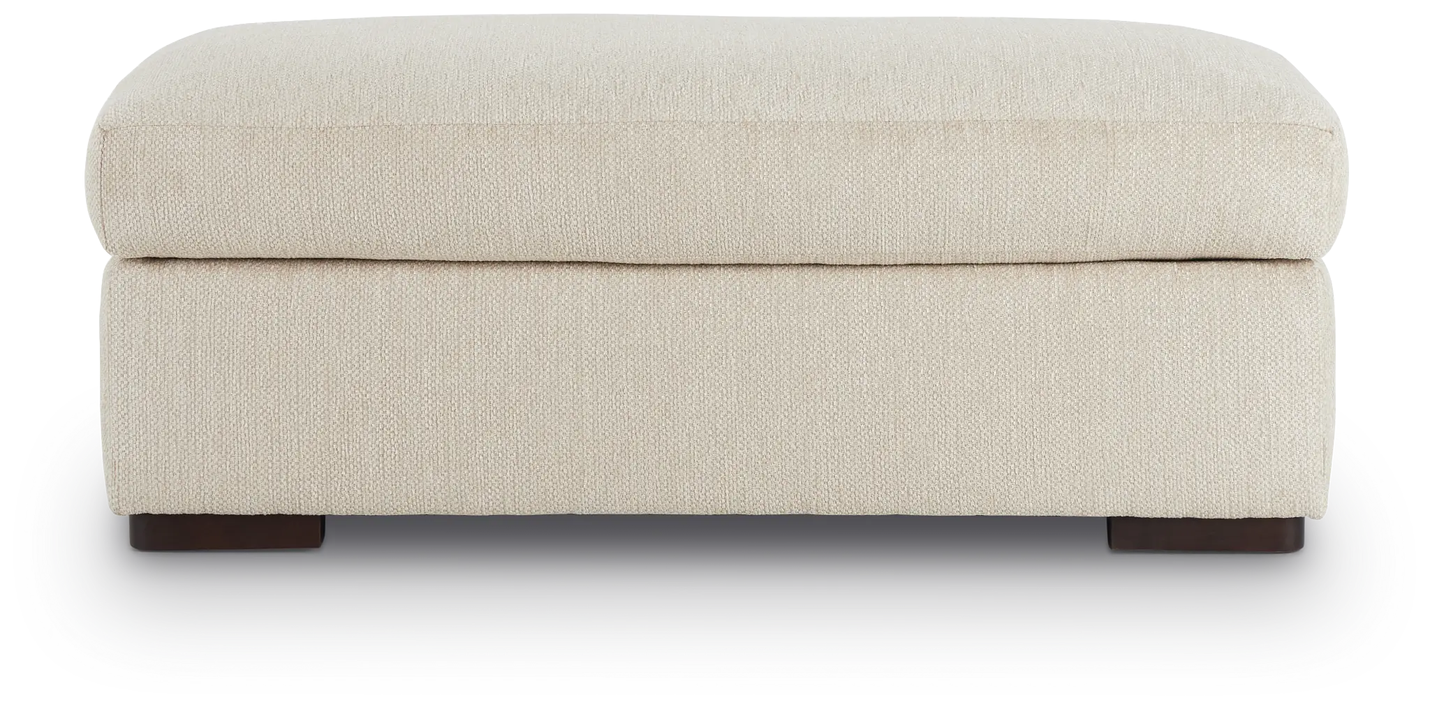 Alpha Beige Fabric Ottoman Alpha Beige Fabric Ottoman