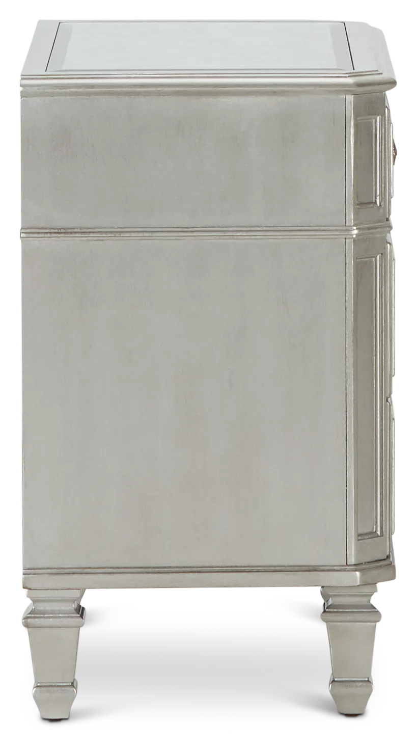 Sloane Silver Nightstand