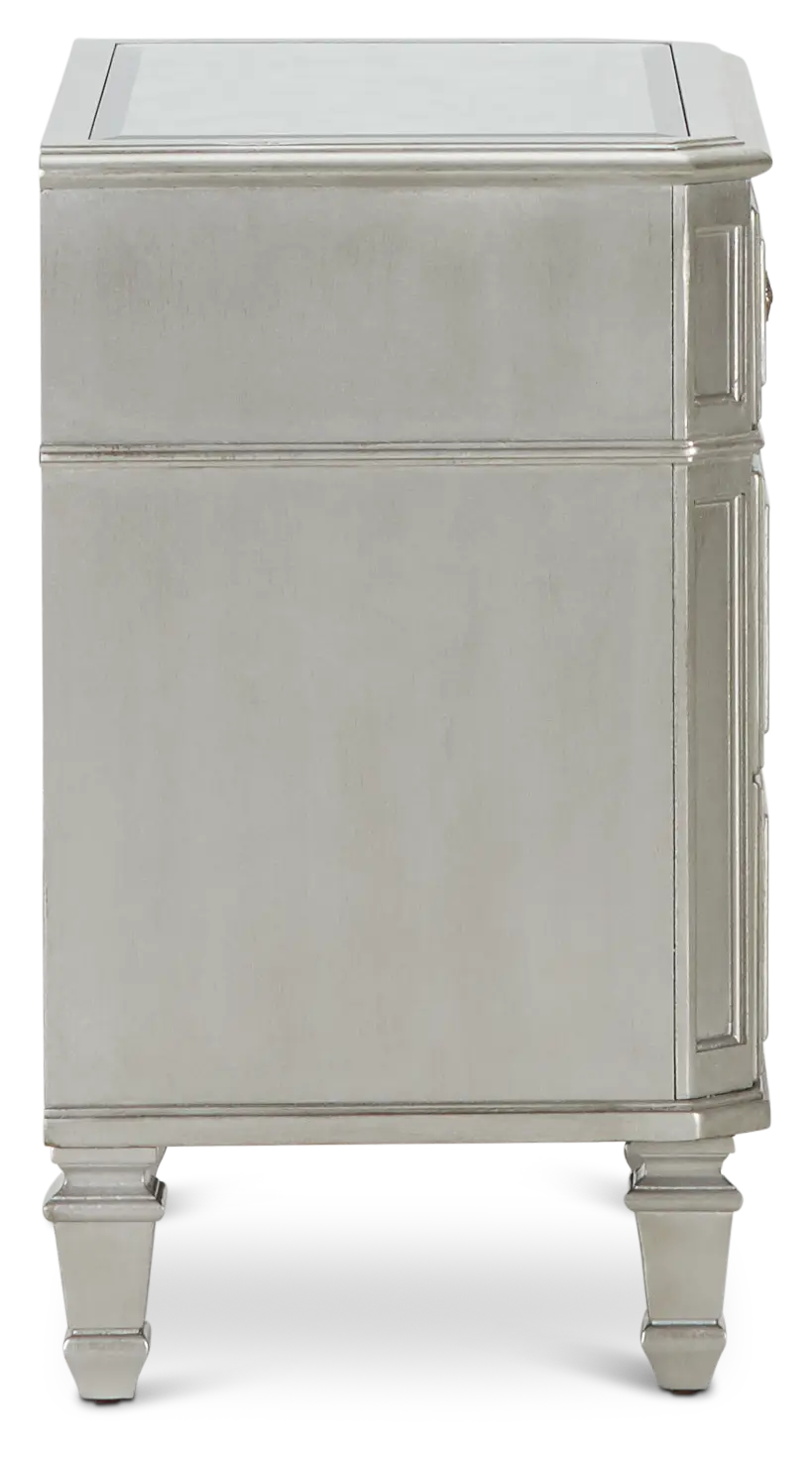 Sloane Silver Nightstand Sloane Silver Nightstand