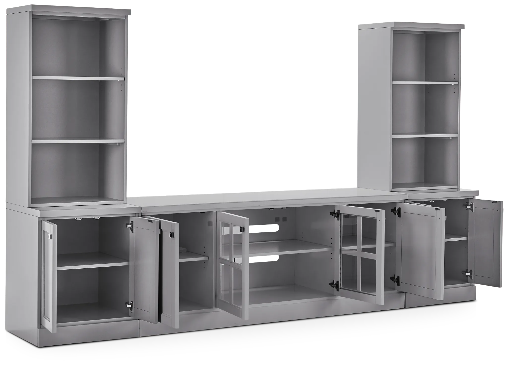 Newport Gray Medium Entertainment Wall