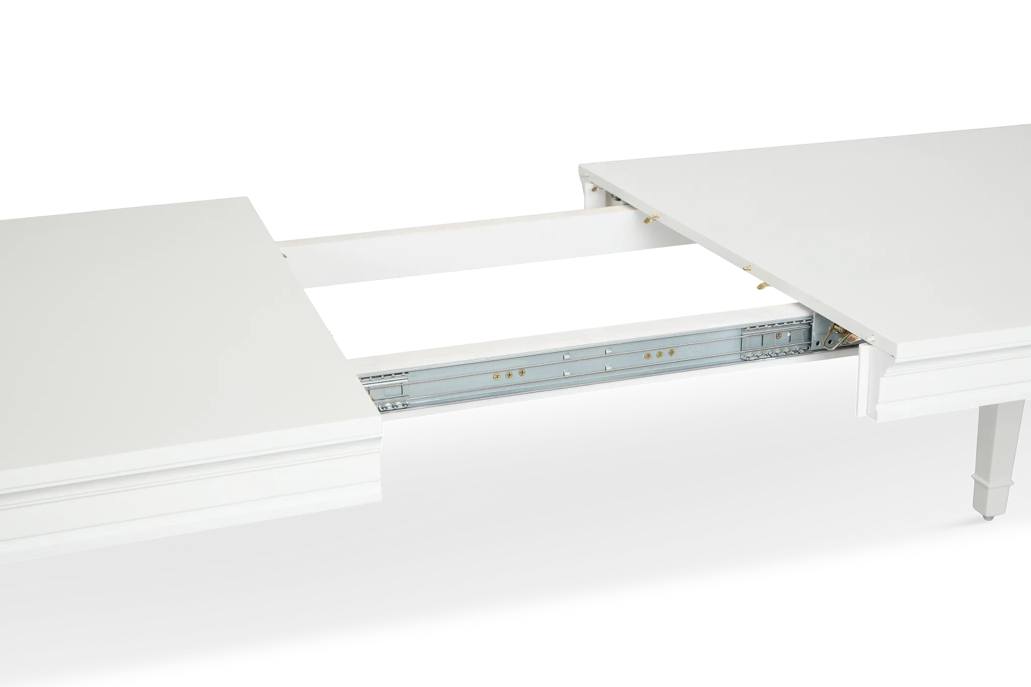 Cape Cod Ivory Rect Table & 4 Upholstered Chairs