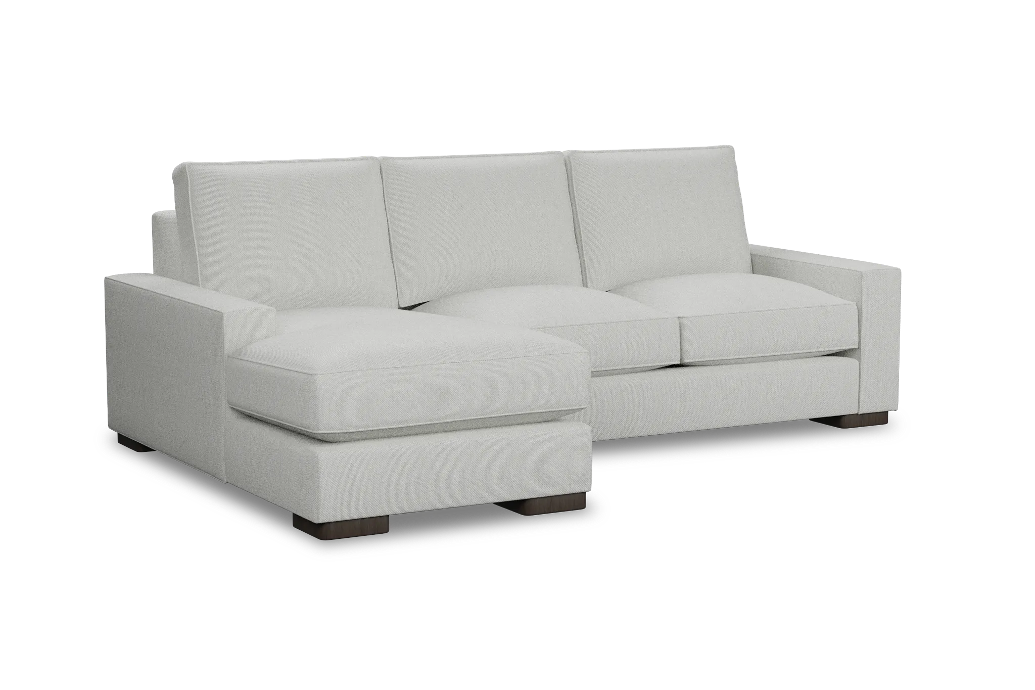 Edgewater Revenue White Left Chaise Sectional