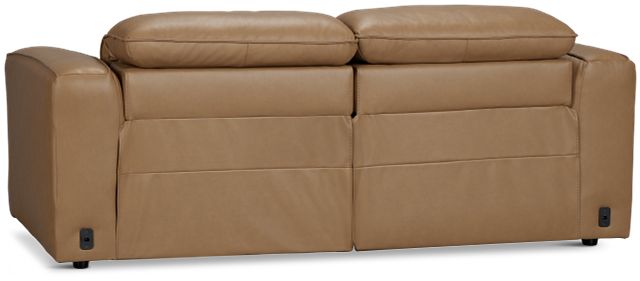 Ryland Brown Lthr/vinyl Power Reclining Sofa