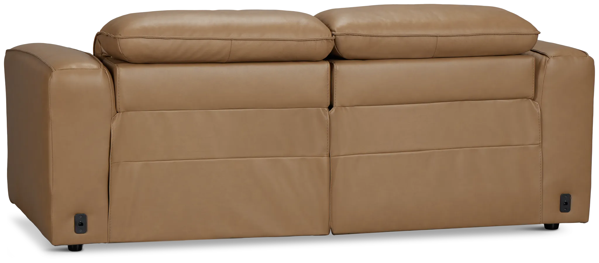 Ryland Brown Lthr/vinyl Power Reclining Sofa
