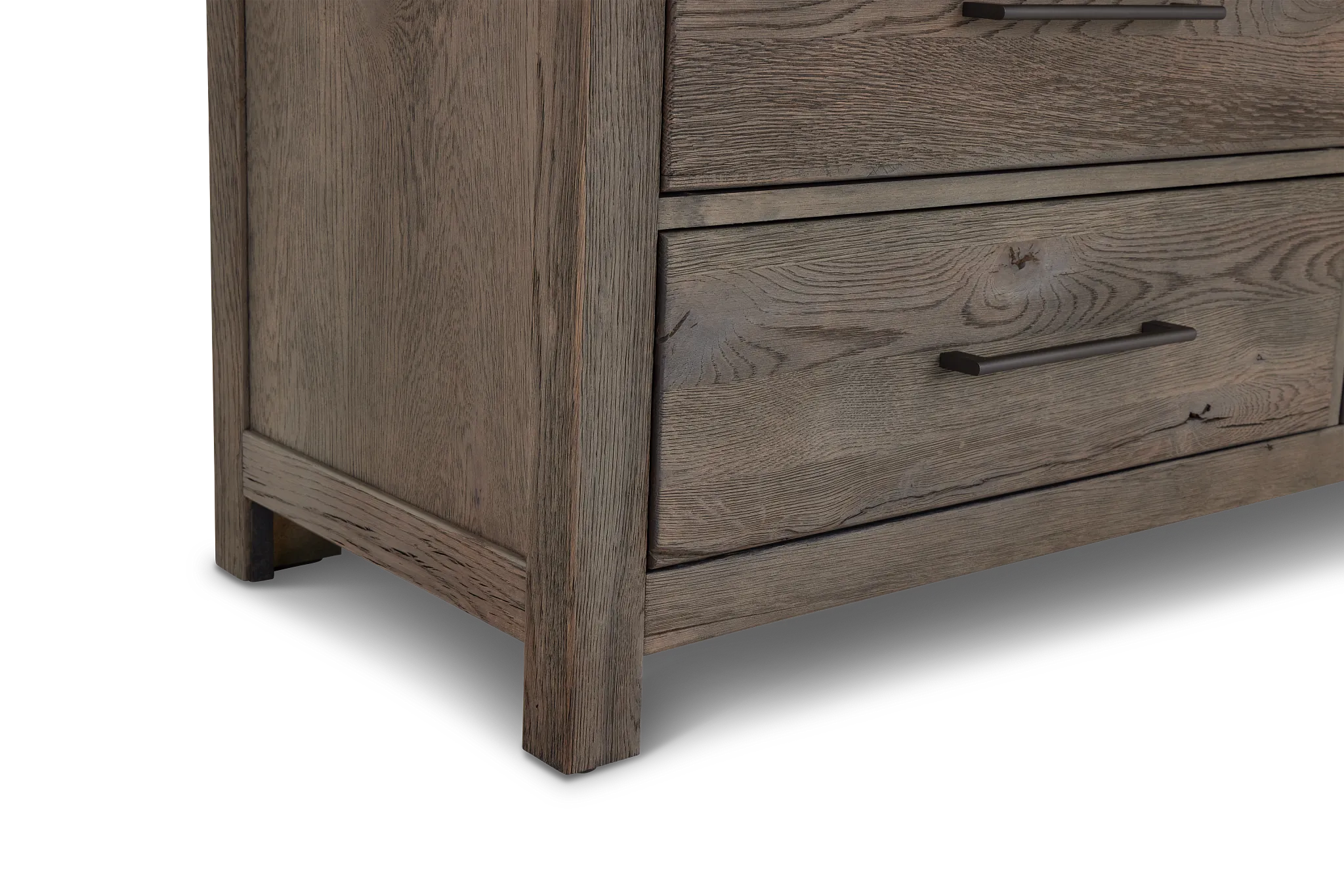 Salt Lake Gray Dresser & Mirror