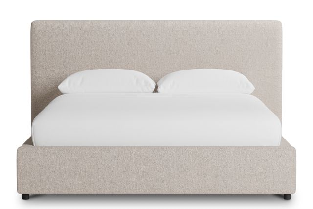 Grayton Elite Taupe 44" Upholstered Platform Bed