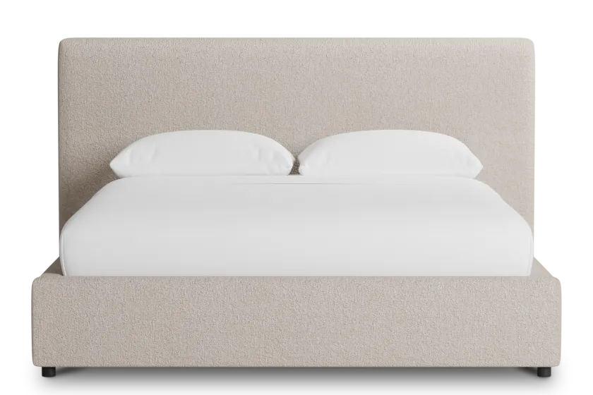 Grayton Elite Taupe 44" Upholstered Platform Bed