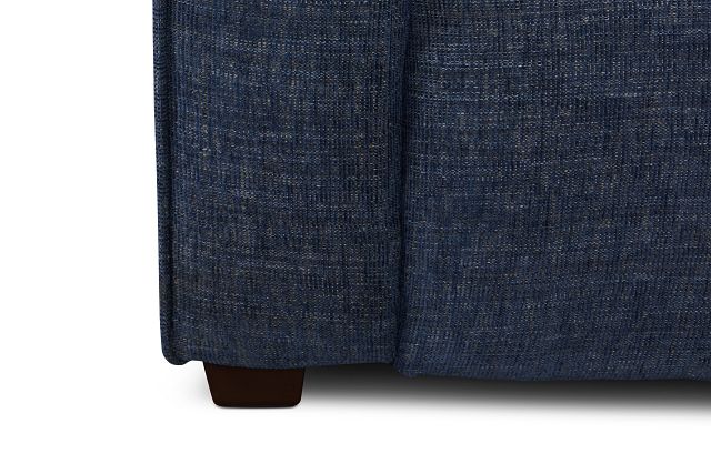 Davis Dark Blue Micro Chair