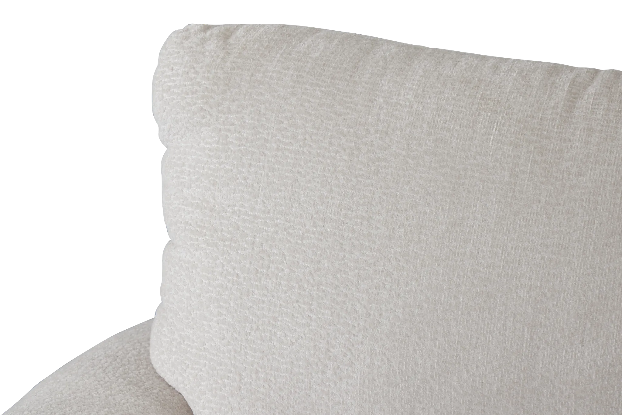 Colby White Micro Right Chaise Sectional