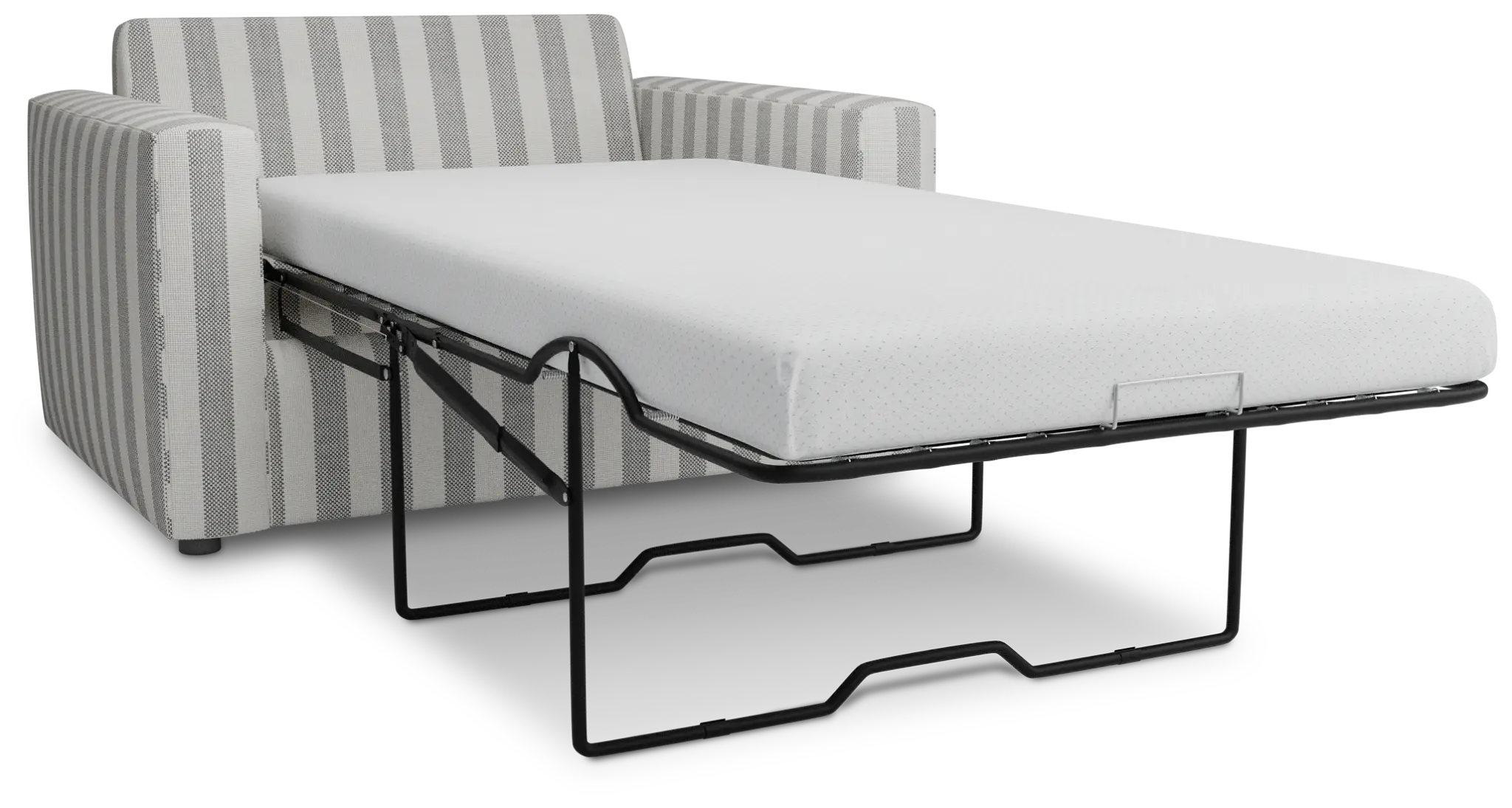 Siesta Sea Lane Dark Gray Fabric Memory Foam Sleeper Siesta Sea Lane Dark Gray Fabric Memory Foam Sleeper