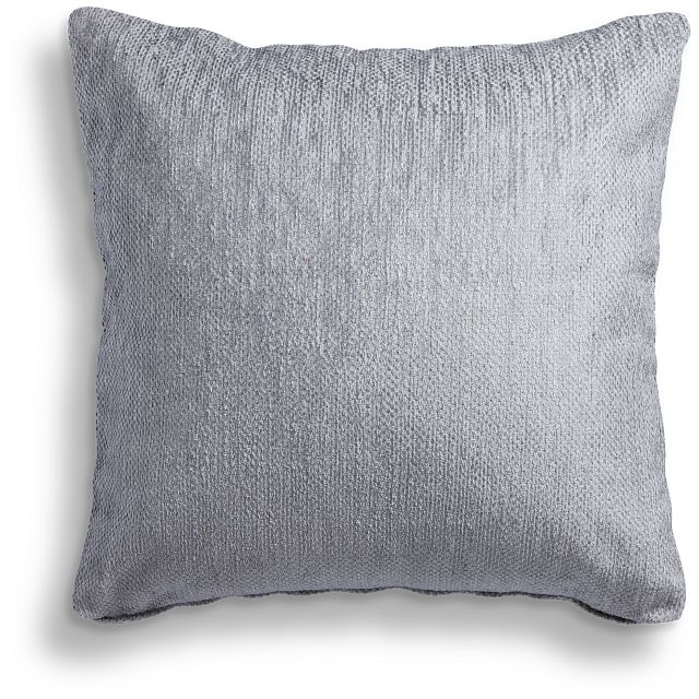 Alpha Light Gray 24" Accent Pillow