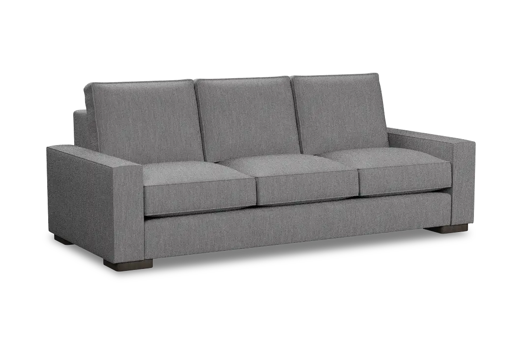 Edgewater Revenue Gray 96" Sofa W/ 3 Cushions Edgewater Revenue Gray 96" Sofa W/ 3 Cushions
