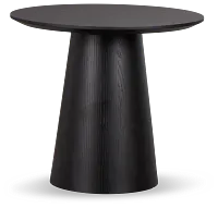 Nomad Black Round End Table
