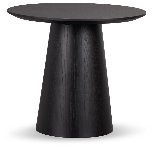 Nomad Black Round End Table