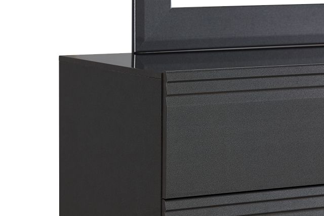 Midtown Gray Dresser & Mirror