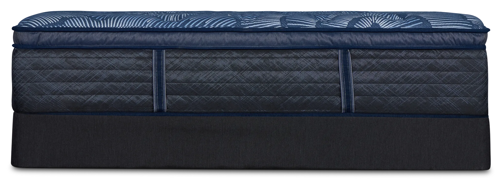 Serta Perfect Sleeper Cobalt Calm Plush Mattress Set