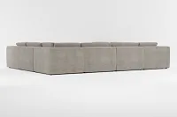 Destin Victory Gray Fabric 8-piece Modular Sectional
