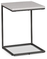 Joliet Gray Square End Table