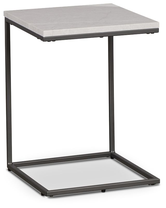 Joliet Gray Square End Table