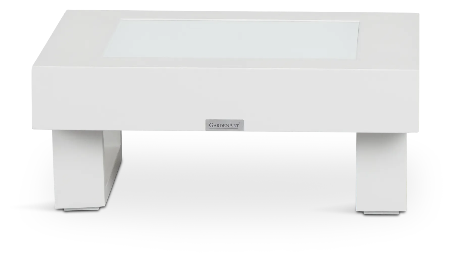 Exuma White End Table