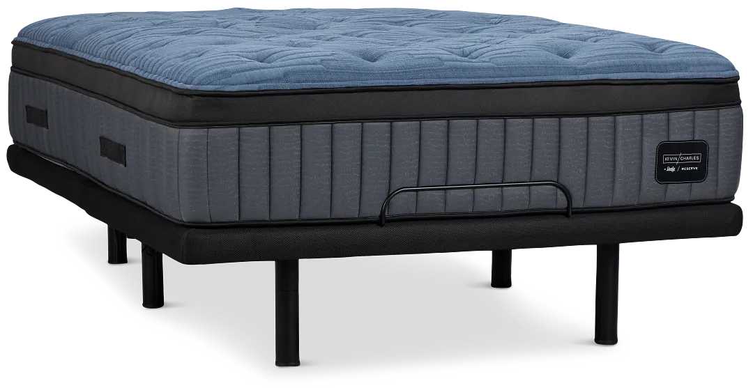Kevin Charles By Sealy Reserve Lux Plush Elite Adjustable Mattress Set