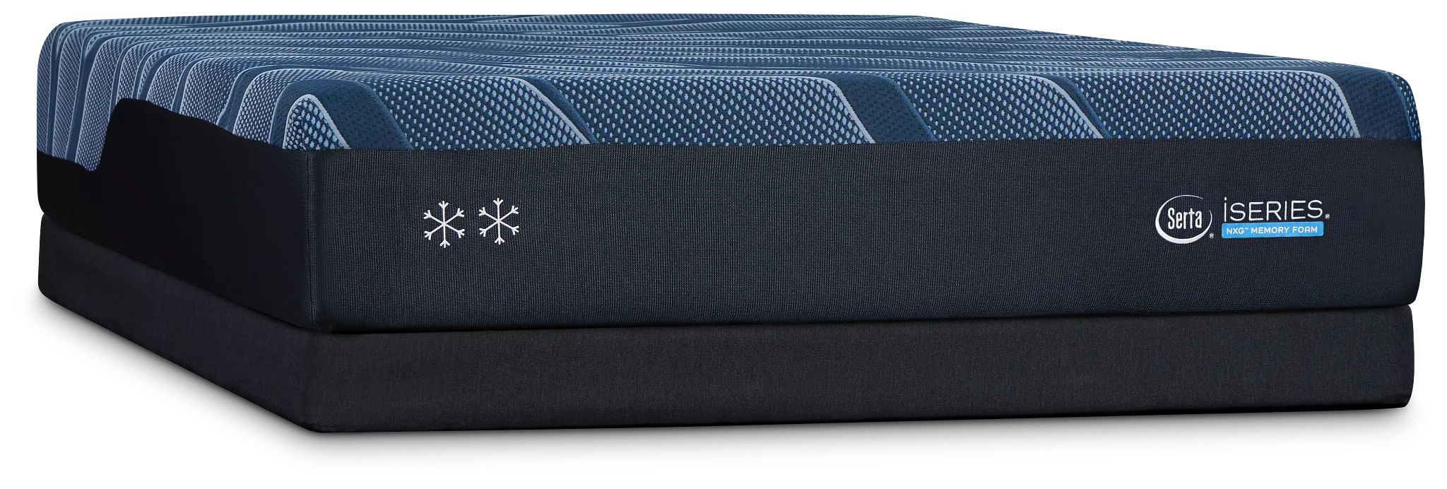 Iseries Nxg 2500 12.5" Plush Low-profile Mattress Set