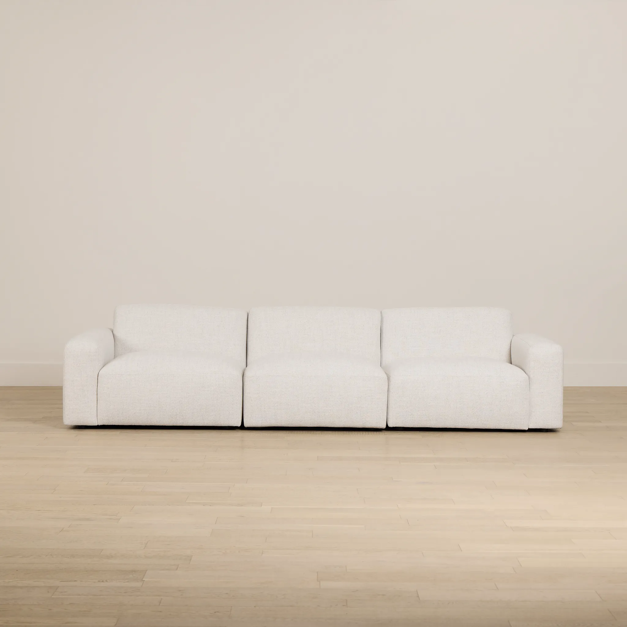 Baylor Light Beige Fabric 3-piece Modular Sofa