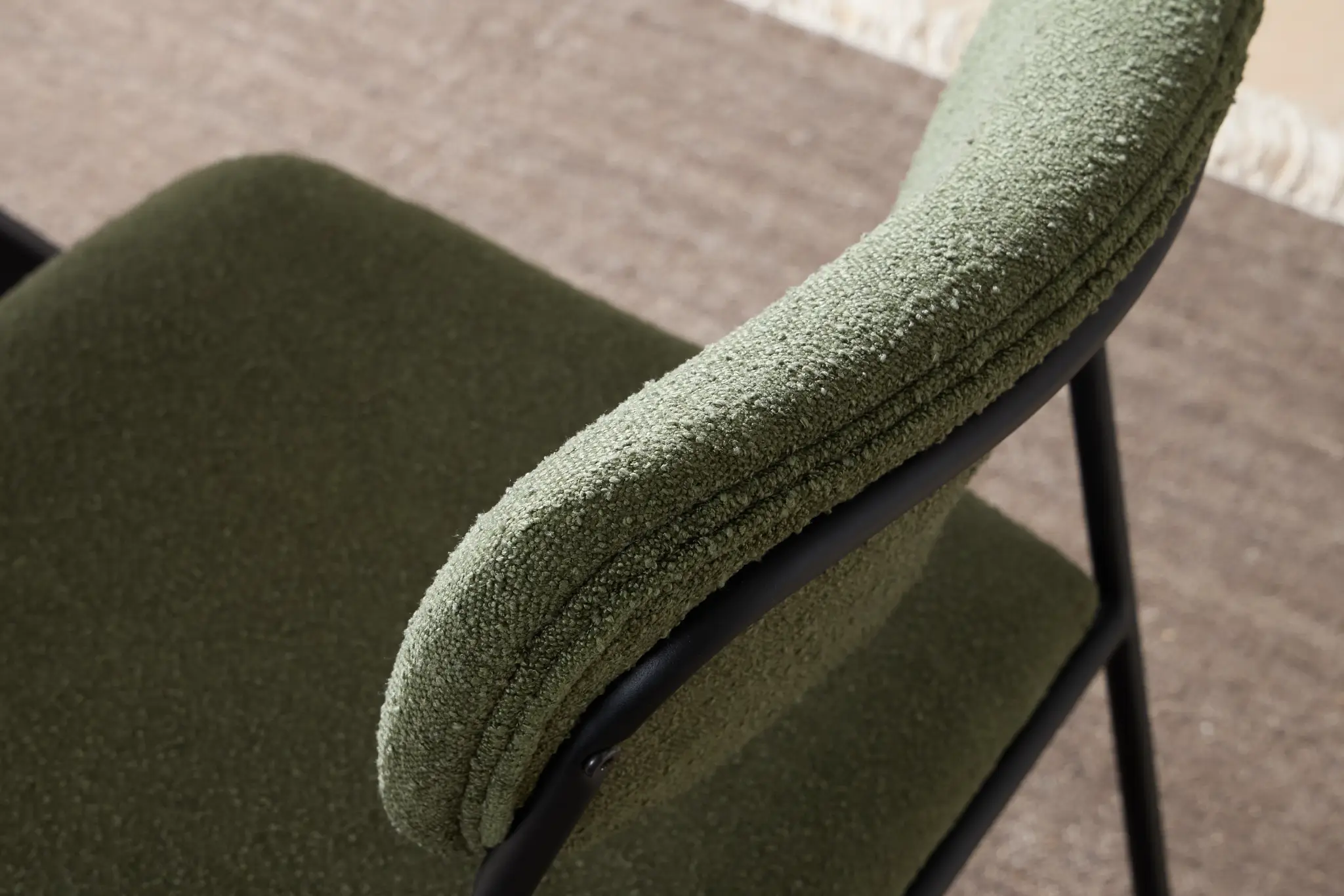 Lynden Green Metal Upholstered Side Chair Lynden Green Metal Upholstered Side Chair