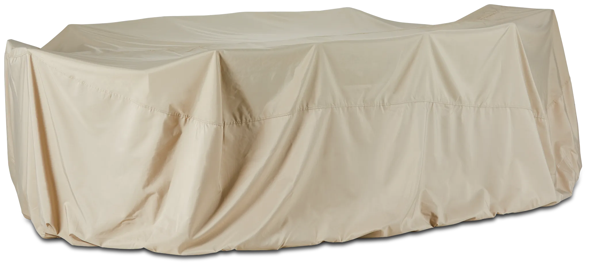 Khaki Large Table & 4 Chairs Outdoor Cover