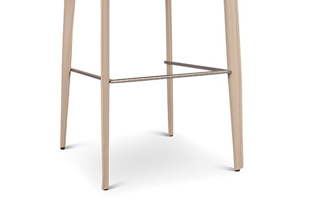 Wayne Light Beige 30" Upholstered Barstool