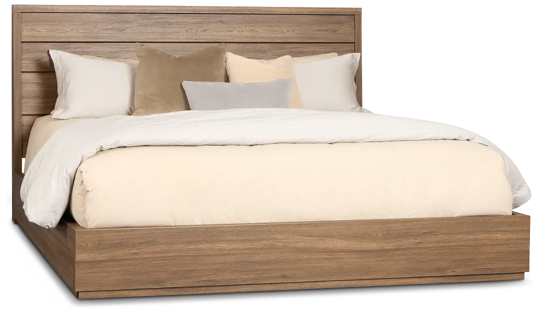 Capraia Dark Tone Panel Bed Capraia Dark Tone Panel Bed
