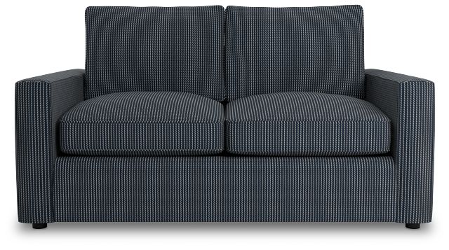 Siesta Lucy Navy Fabric Loveseat