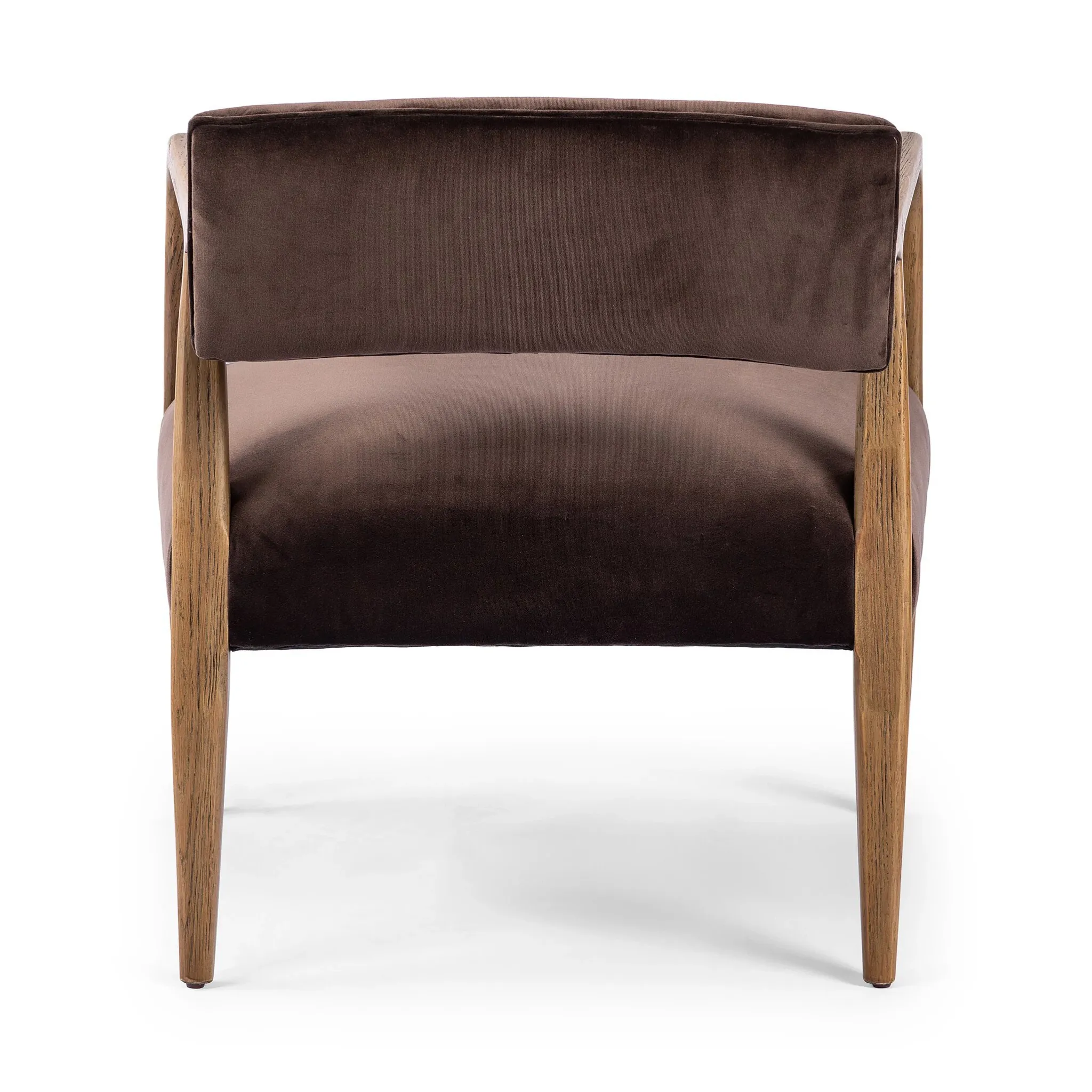 Four Hands Tyler Brown Velvet Accent Chair