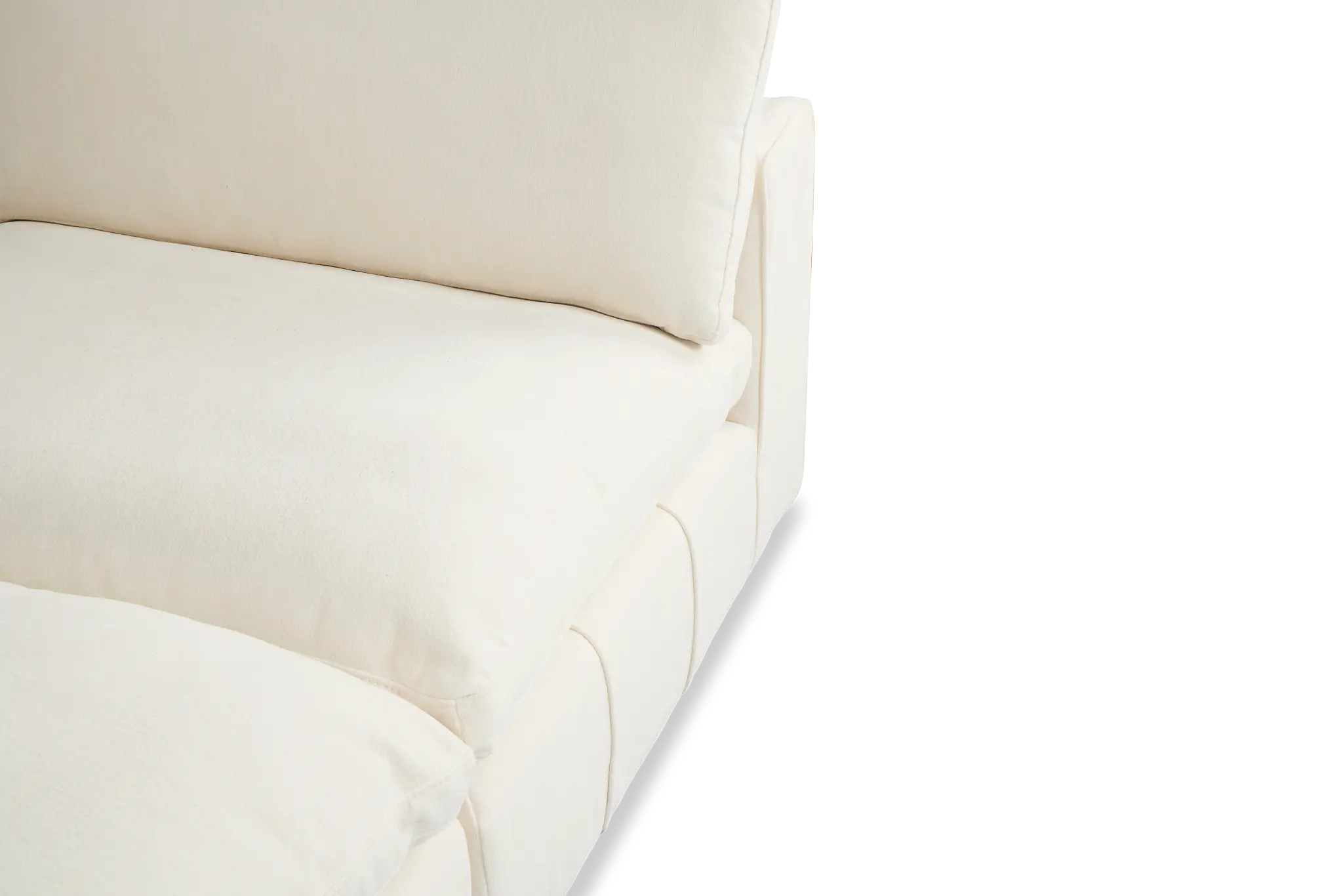 Cruz White Fabric 8-piece Pit Sectional Cruz White Fabric 8-piece Pit Sectional