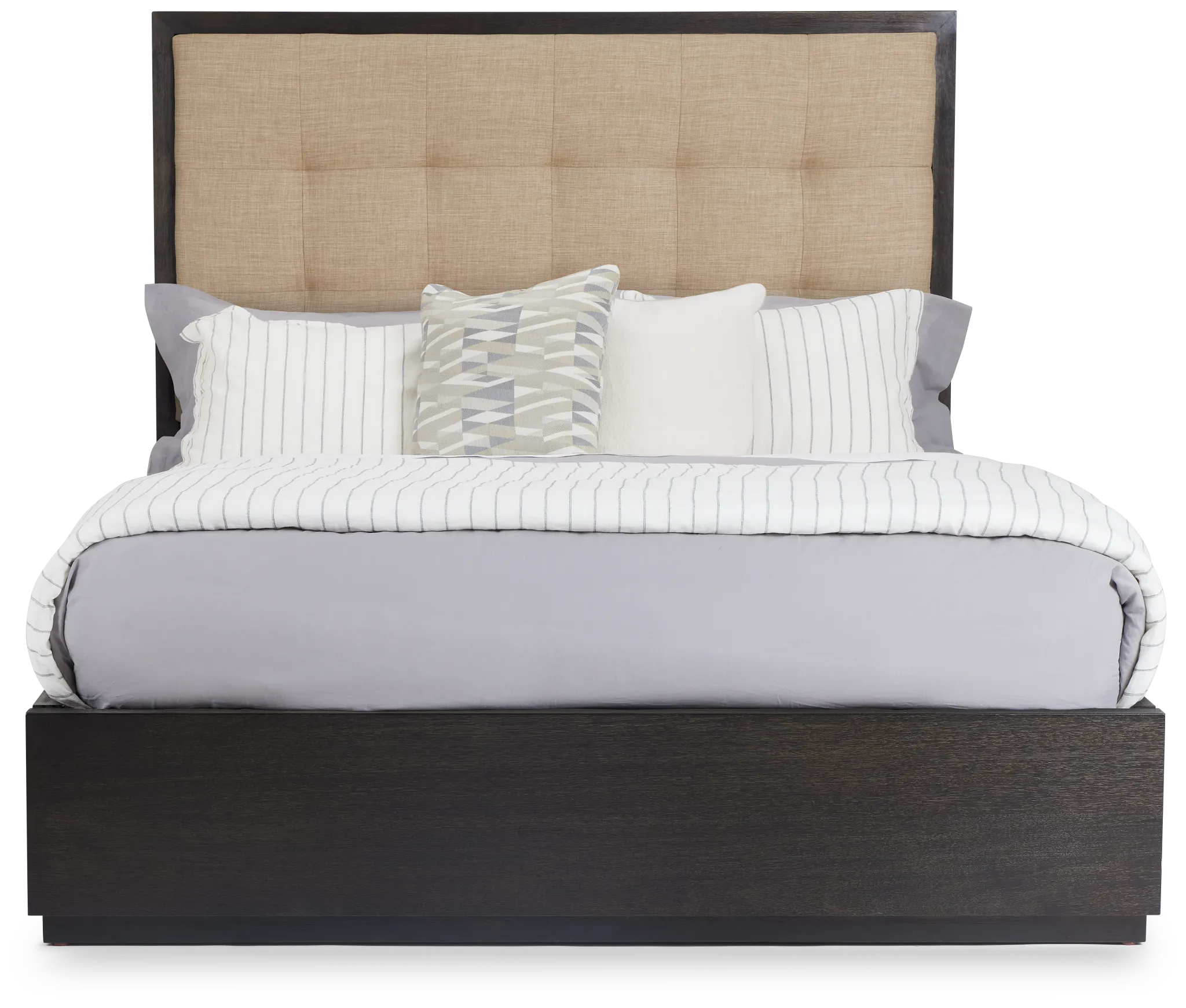 Madden Dark Tone Wood Platform Bed