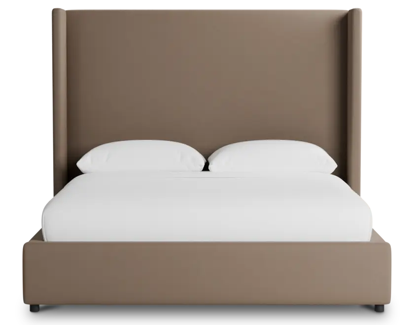 Captiva Joya Beige 60" Upholstered Shelter Bed Captiva Joya Beige 60" Upholstered Shelter Bed
