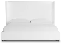 Captiva Peyton White 60" Upholstered Shelter Bed