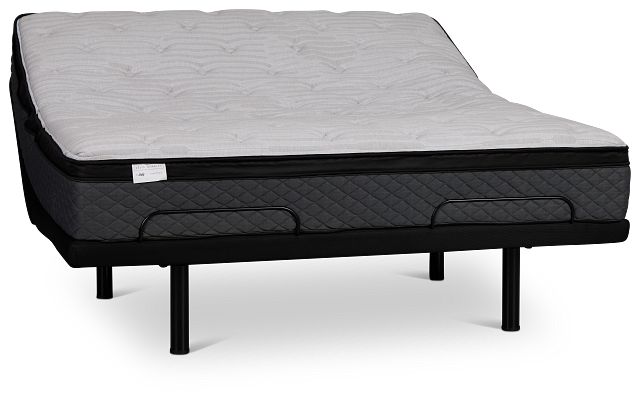 Kevin Charles By Sealy Essential Medium Elite Adjustable Mattress Set