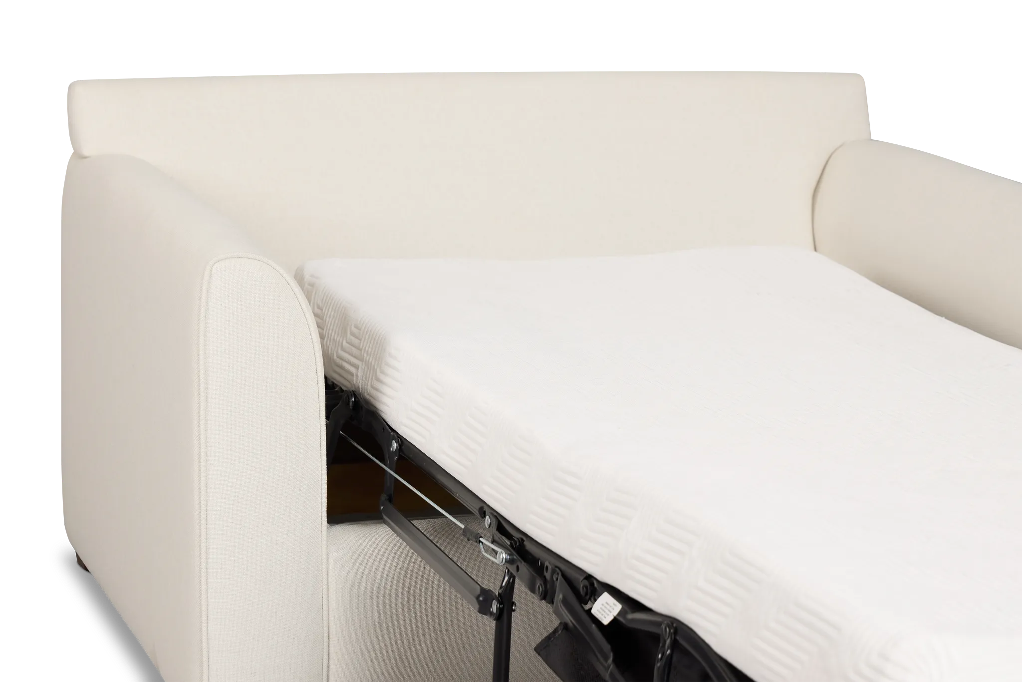 Tate Light Beige Fabric Cooling Memory Foam Sleeper