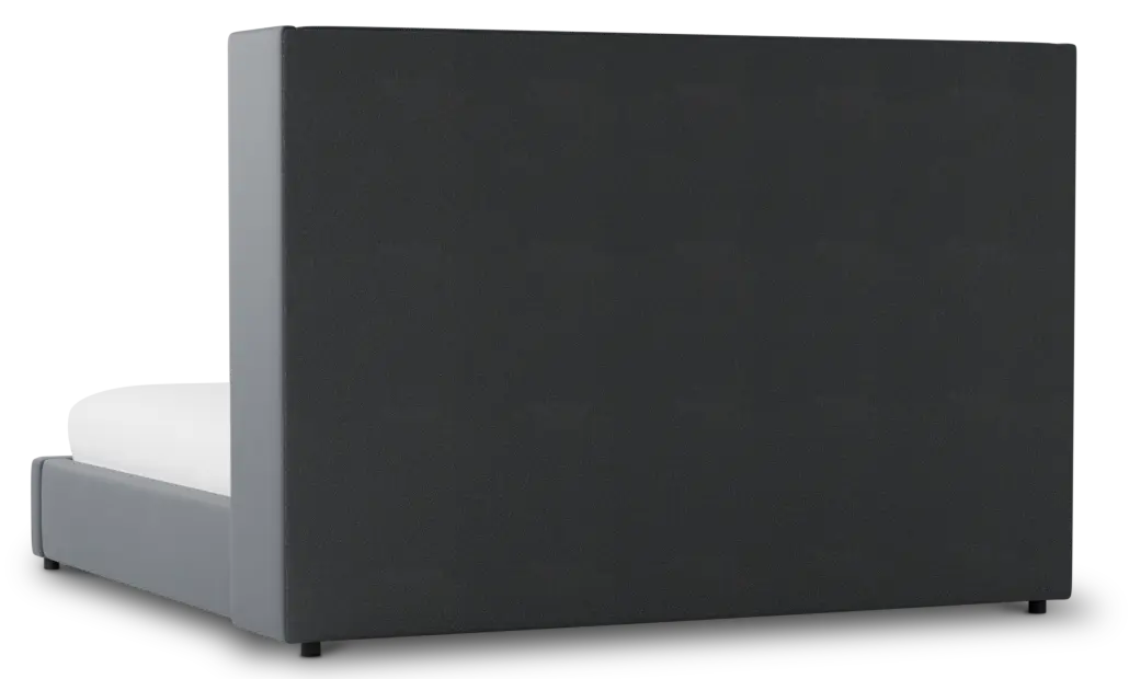 Captiva Joya Gray 60" Upholstered Shelter Bed Captiva Joya Gray 60" Upholstered Shelter Bed