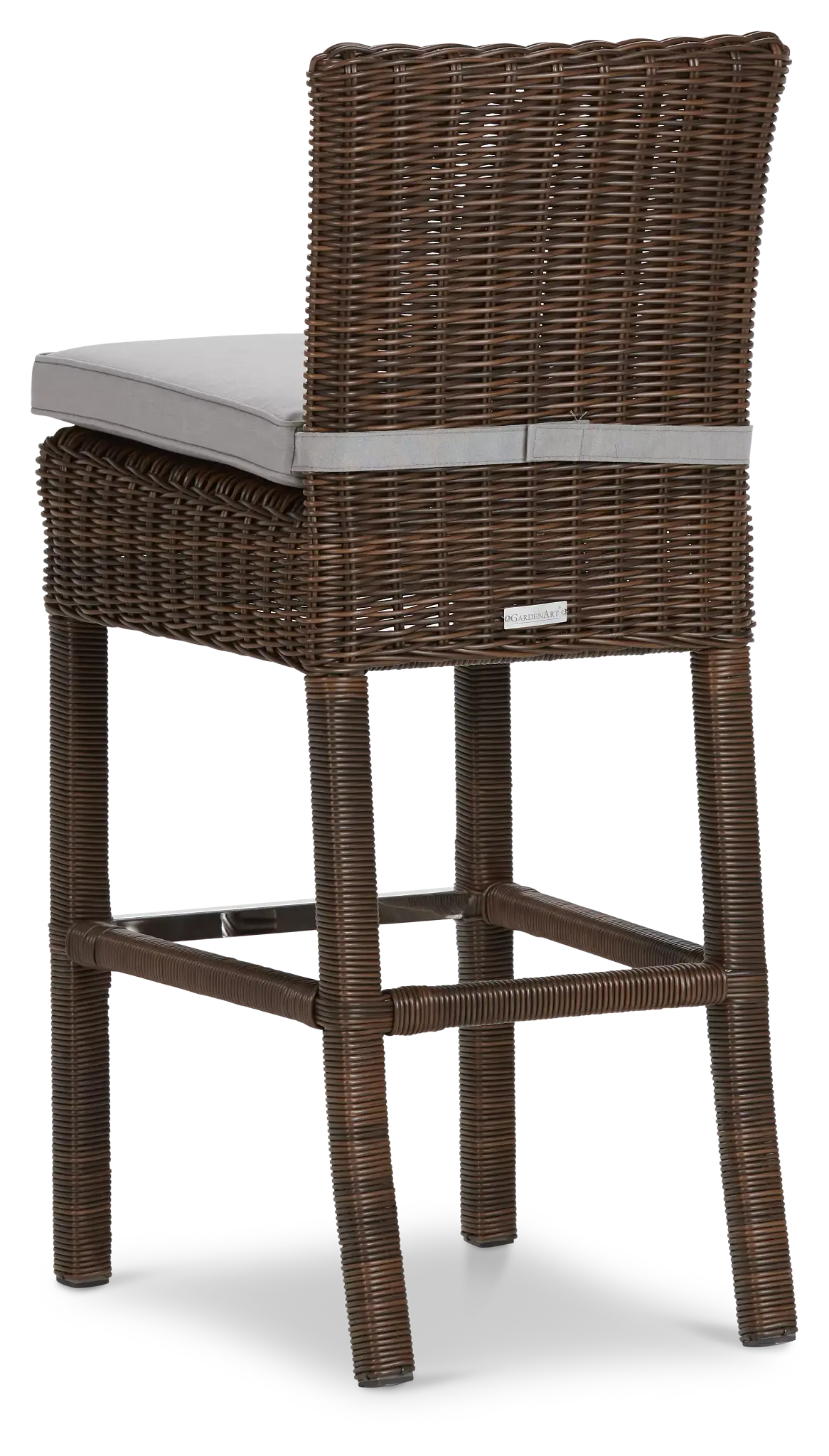 Canyon Dark Brown Gray Woven 30" Barstool Canyon Dark Brown Gray Woven 30" Barstool