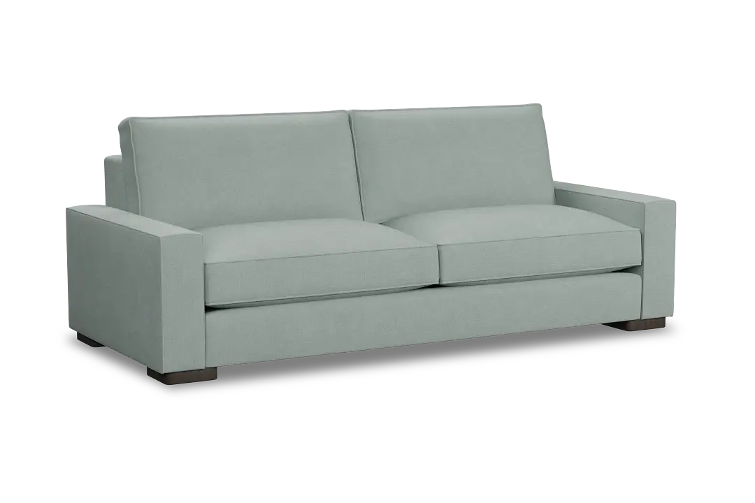 Edgewater Suave Light Green 96" Sofa W/ 2 Cushions Edgewater Suave Light Green 96" Sofa W/ 2 Cushions