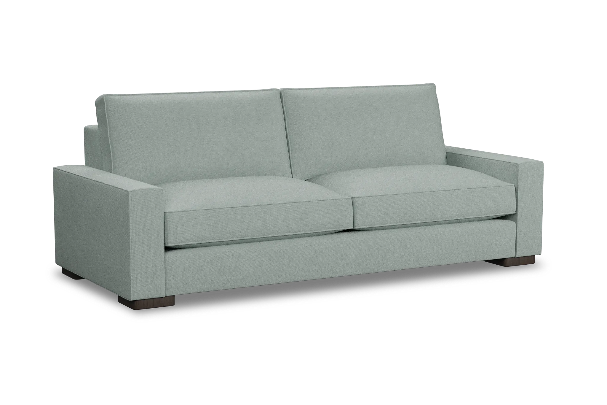 Edgewater Suave Light Green 96" Sofa W/ 2 Cushions