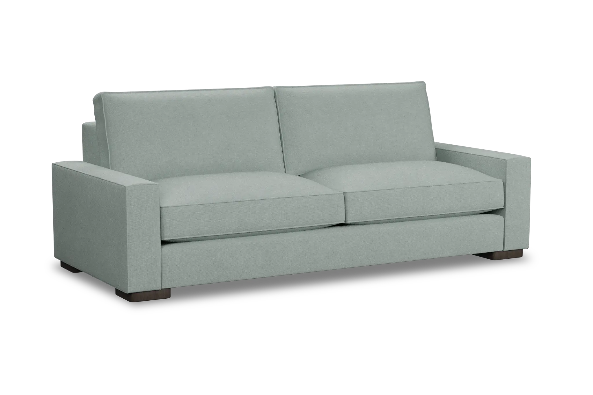 Edgewater Suave Light Green 96" Sofa W/ 2 Cushions Edgewater Suave Light Green 96" Sofa W/ 2 Cushions