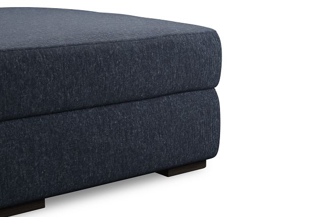 Edgewater Maguire Blue Ottoman